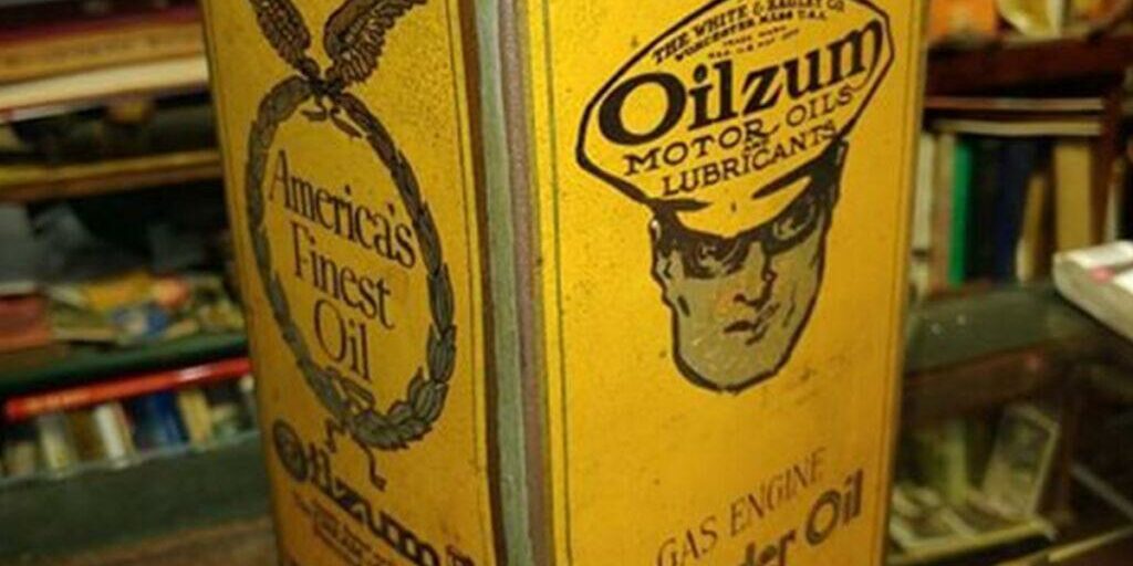 Oilzum Rich History - Old Oilzum Oil Can